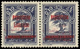 ** GRAND LIBAN - Poste - 84d, Paire Dont 1 Ex Sans Libanaises - Nuevos