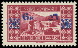 * GRAND LIBAN - Poste - 183c, Essai Surcharge Bleue: Beiteddine - Neufs