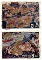 T+ Thailand 1973 Mi 682 684 Gemälde - Thaïlande