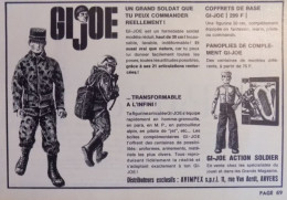 Publicité De Presse ; Jouets Figurines Gi-Joe - Publicités