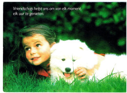 Chien Enfant -kind Hunde -child Dog -kindje Met Witte  Hond - Portraits