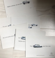 1 Carte Publicitaire à Choisir - Automobile MERCEDES-BENZ - Passenger Cars