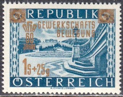 Austria Autriche Österreich 1953: Aufdruck GEWERKSCHAFTS-BEWEGUNG Michel-No. 983 ** Postfrisch MNH (Michel 3.00 Euro) - Nuevos