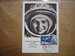 VALENTINA TERECHKOVA Carte Maximum Cosmonaute ESPACE Salon De L'aéronautique Bourget - Collections