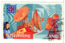 T+ Thailand 1973 Mi 687 Telegraphenverwaltung - Tailandia