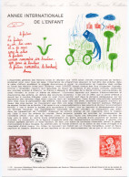 - Document Premier Jour L'ANNÉE INTERNATIONALE DE L'ENFANT - PARIS 6.1.1979 - - Documenten Van De Post