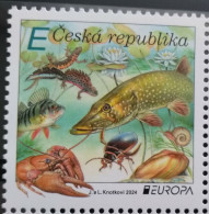Czech Republic 2024, Europa - Wasser Fauna, Flora, MNH - Nuevos