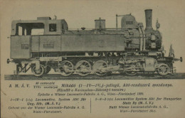 Hongrie - 2-8-2 (2/2) Locomotive  System Abt - Wien-Floridsdorf 1908 - Trains