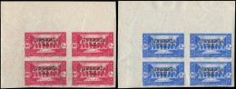 ** GRAND LIBAN - Poste - 187d/88c, Blocs De 4 Non Dentelés, Coin De Feuille: Congrès Médical (Maury) - Unused Stamps