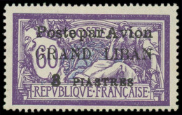 * GRAND LIBAN - Poste Aérienne - 2d, "3" éloigné De Piastres (2 Plis) - Poste Aérienne