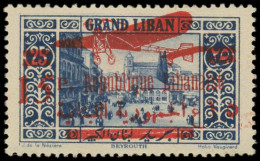 * GRAND LIBAN - Poste Aérienne - 36, Très Beau: 15p. S. 25p. Bleu - Andere & Zonder Classificatie