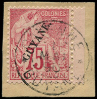 O GUYANE - Poste - 27, Sur Fragment, Belle Oblitération - Used Stamps