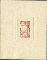 EPA GUYANE - Poste Aérienne - 25, épreuve D'artiste En Brun: Arc - Unused Stamps