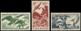** GUYANE - Poste Aérienne - 35/37, Complet: Oiseaux - Andere & Zonder Classificatie