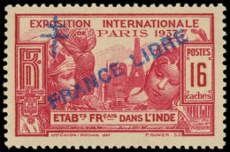 * INDE FRANCAISE - Poste - 172, Signé Brun Et Scheller: 16ca. Rose Carminé - RR - - Unused Stamps
