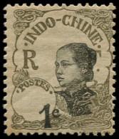 * INDOCHINE - Poste - 41ba, Centre Et Valeur Très Déplacés - Unused Stamps