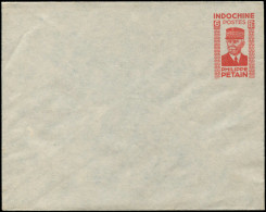 N INDOCHINE - Entiers Postaux - ACEP, En 64A, Type Pétain, 6c. Rouge - Autres