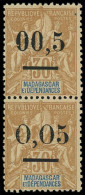 ** MADAGASCAR - Poste - 57e, Virgule Mal Placée Tenant à Gros Zéro (rousseurs) - Unused Stamps