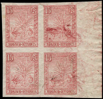 (*) MADAGASCAR - Poste - 68, Bloc De 4 Non Dentelé, Maculature, Bdf: Zébu (Maury) - Unused Stamps