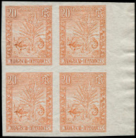 (*) MADAGASCAR - Poste - 69, Bloc De 4 Non Dentelé, Bdf: Zébu - Unused Stamps