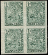 * MADAGASCAR - Poste - 75a, Bloc De 4 Non Dentelé: Zébu - Unused Stamps