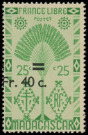 ** MADAGASCAR - Poste - 294, Sans Le Chiffre 2 - Unused Stamps