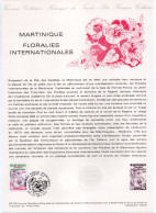 - Document Premier Jour LA MARTINIQUE - LES FLORALIES INTERNATIONALES - LES TROIS ILETS 3.2.1979 - - Documents Of Postal Services