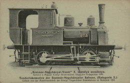 Hongrie - Tenderlokomotive Der Szatmar-Nagybanyaier Bahnen (Kategorie X) - Budapest, 1884 - Trains