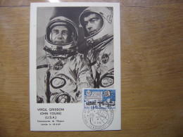GRISSOM YOUNG Carte Maximum Cosmonaute ESPACE Salon De L'aéronautique Bourget - Verzamelingen