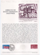 - Document Premier Jour L'ABBAYE DE SAINT-GERMAIN-DES-PRÉS 21.4.1979 - - Abbeys & Monasteries