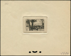 EPT MAROC - Poste - 258, épreuve D'atelier En Brun-noir (n° 1710) Oasis, Palmiers - Unused Stamps