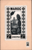 MAQ MAROC - Epreuves D'Artiste - (1933/1935), Ensemble De 11 Maquettes + Réduction Photo, Grand Format (300 X 195), Encr - Altri & Non Classificati