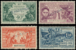 * MARTINIQUE - Poste - 129/32, Surchargés "Espècimen": Exposition De 1931 - Nuovi