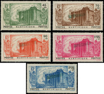 (*) MARTINIQUE - Poste - 170/74, Surchargés "SPECIMEN": Révolution - Unused Stamps