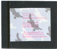 AUSTRALIA - 1987  53c  FRAMA  PLATYPUS  POSTCODE  5000 (ADELAIDE)  MINT NH - Machine Labels [ATM]