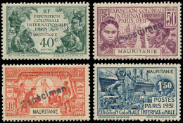 * MAURITANIE - Poste - 62/65, Surchargés "Espècimen": Expo De 1931 - Nuovi