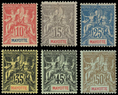 * MAYOTTE - Poste - 15/20, Complet 6 Valeurs: Type Groupe - Unused Stamps