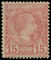 * MONACO - Poste - 5, 15c. Charles III Rose - Nuovi