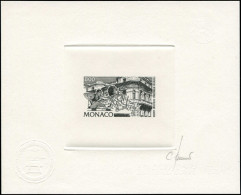 EPA MONACO - Poste - 1936, épreuve D'artiste En Noir, Signée Jumelet: I.A.A.F, Athlétisme - Autres & Non Classés