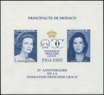 ** MONACO - Blocs Feuillets - 48a, Non Dentelé: Fondation "Princesse Grace" - Blokken