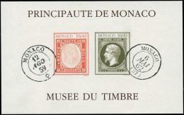 ** MONACO - Blocs Feuillets - 58a, Non Dentelé: Musée Du Timbre - Blocs