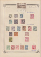 * MONACO - Lots & Collections - Collection En Un Album 1885/1965, Nombreuses Bonnes Séries (Jardins, Oiseaux De Mer, 1èr - Andere & Zonder Classificatie