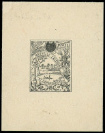 EPA NOUVELLE-CALEDONIE - Poste - (67), épreuve En Noir, Type Non Adopté "1853/1903 Pirogue Et Palmier" Du Poinçon Sans F - Autres & Non Classés