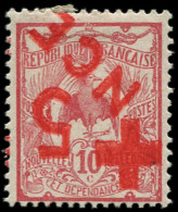 * NOUVELLE-CALEDONIE - Poste - 110a, Surcharge Renversée, Signé Scheller: +5c. S. 10c. - Unused Stamps