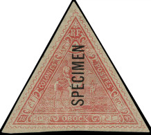 (*) OBOCK - Poste - 46a, Surchargé "spécimen", Signé Scheller: Méharistes - Unused Stamps