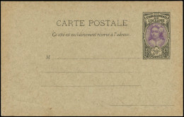 N OCEANIE - Entiers Postaux - CL7, Carte Postale: 20c. Noir Et Violet - Autres