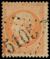 O PORT-SAID - Poste - France 23, Oblitération GC "5105" Suez, Points Jaunes: 40c Orange - Used Stamps