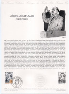 - Document Premier Jour LÉON JOUHAUX (1879-1954) - PARIS 12.5.1979 - - Autres & Non Classés