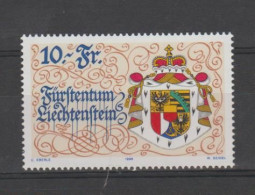 Liechtenstein 1996 75th Anniversary Of The New Constitution Coat Of Arms  ** MNH - Sellos