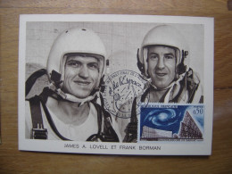 LOVELL BORMAN Carte Maximum Cosmonaute ESPACE Salon De L'aéronautique Bourget - Colecciones